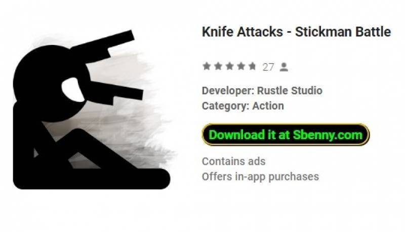 Knife Attacks - Stickman Battle MOD APK