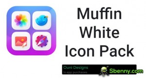 Paquete de iconos de muffin blanco MOD APK