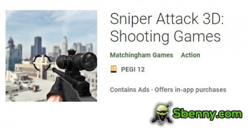 Sniper Attack 3D: Lövöldözős játékok MOD APK