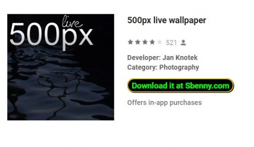 500px live wallpaper MOD APK