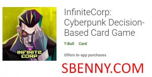 InfiniteCorp: Entscheidungsbasiertes Cyberpunk-Kartenspiel APK