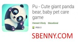 Pu - خرس پاندا غول پیکر زیبا ، بازی مراقبت از حیوان خانگی کودک MOD APK