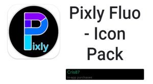 Pixly Fluo - Pacote de ícones MOD APK