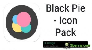 Tarte noire - Pack d'icônes MOD APK