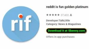 Reddit เป็นแพลตตินั่มสีทองแสนสนุก APK