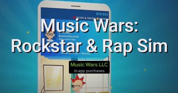 Music Wars: Rockstar & amp; Rap Sim MOD APK