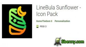 LineBula Sunflower - Paquete de iconos MOD APK