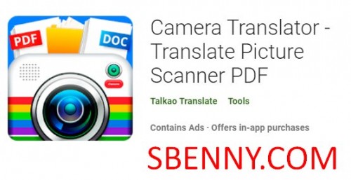 Traductor de cámara - Traducir escáner de imágenes PDF MOD APK