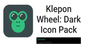 Klepon Wheel: paquete de iconos oscuros MOD APK