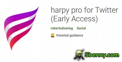 Harpy pro עבור APK של Twitter