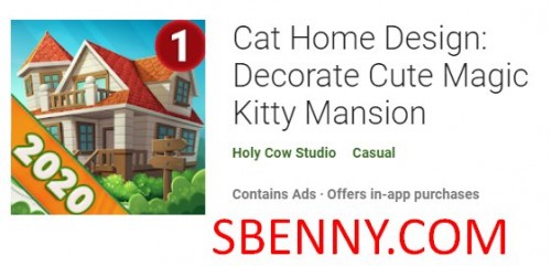 Cat Home Design: Decore a Mansão Mágica da Gatinha Fofa MOD APK