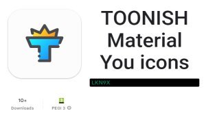 TOONISH Material You icons MOD APK