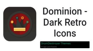 Dominion - Sötét retro ikonok MOD APK