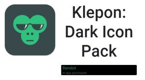 Клепон: Dark Icon Pack MOD APK