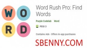 Word Rush Pro: APK para encontrar palavras
