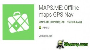 MAPS.ME: mapas fóra de liña GPS Nav MOD APK