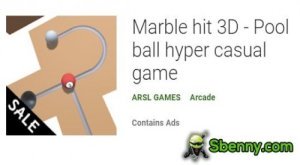 Marble hit 3D - APK de jogo de bola de bilhar hiper casual