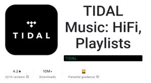 Música TIDAL: HiFi, listas de reprodução MOD APK