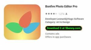 APK از نرم افزار Bonfire Photo Editor Pro MOD