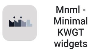 Mnml - Widgets KWGT minimaux MOD APK