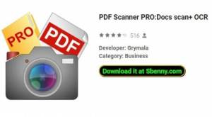 PDF Scanner PRO: digitalização de documentos + APK de OCR
