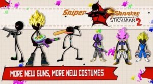Sniper Shooter Stickman 2 Fury: Waffenspiele MOD APK