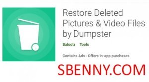 Wiederherstellen gelöschter Bilder und Videodateien von Dumpster MOD APK