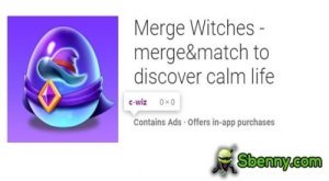 Merge Witches - fundir e combinar para descobrir a vida calma MOD APK