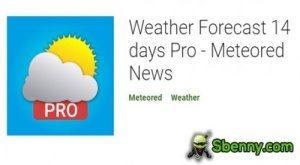 Időjárás előrejelzés 14 nap Pro - Meteored News MOD APK