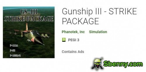 Gunship III - APK STRIKE PACKAGE
