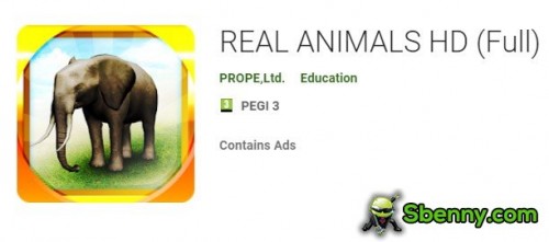 APK REAL ANIMALS HD