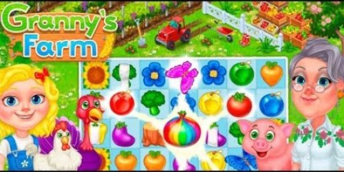 Ферма бабушки: бесплатная игра в жанре три в ряд MOD APK