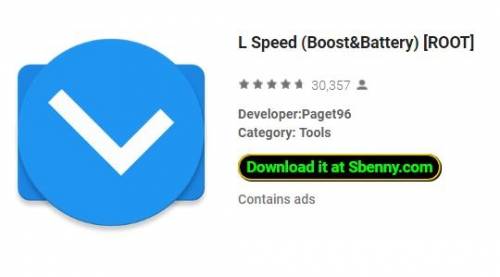 L Speed (Boost&amp;Battery) [ROOT] MOD APK