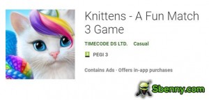 Knittens - Un jeu de match 3 amusant MOD APK