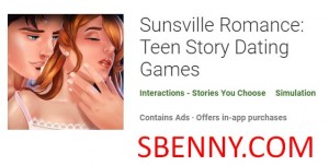 عاشقانه Sunsville: داستان های دوستیابی داستان نوجوان mod apk