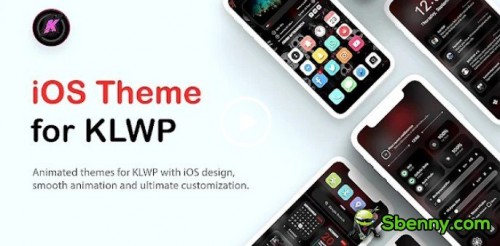 iOS téma a KLWP APK -hoz
