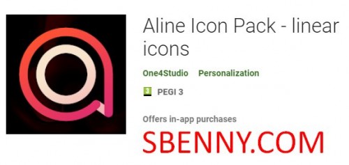 Aline Icon Pack - lineare Symbole MOD APK