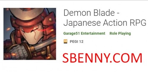 Demon Blade - APK RPG MOD japonês de ação