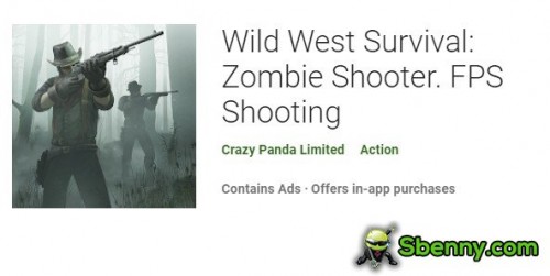 Sobrevivência no Velho Oeste: Zombie Shooter. FPS Shooting MOD APK