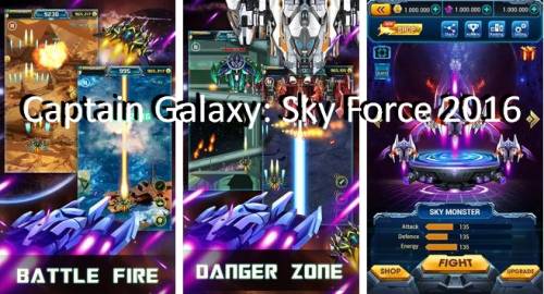 Capitão Galaxy: Sky Force War MOD APK
