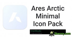 Pacchetto icone minimali Ares Arctic MOD APK