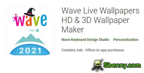 Wave Live Wallpapers Créateur de fonds d'écran HD et 3D MOD APK
