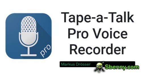 Télécharger Enregistreur Vocal Tape-a-Talk Pro APK