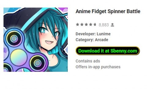 Anime Fidget Spinner Battle MOD APK