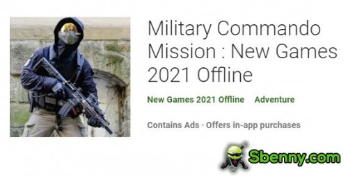 Military Commando Mission: New Games 2021 آفلاین MOD APK