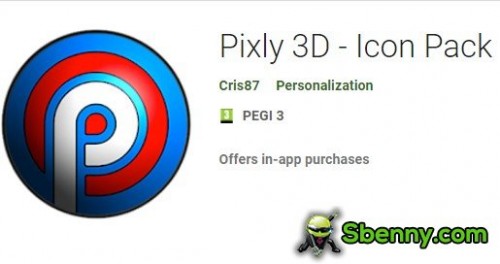 Pixly 3D - Paquete de iconos MOD APK