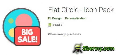 Flat Circle - Icon Pack MOD APK