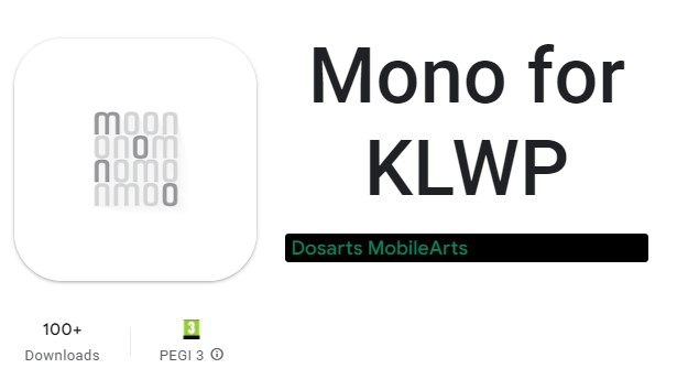 Mono for KLWP MOD APK