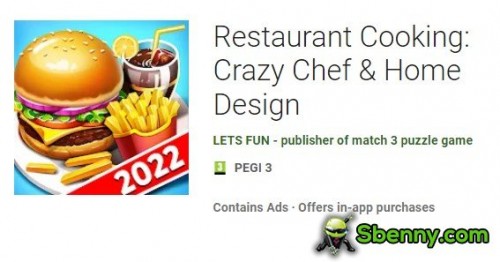 آشپزی رستوران: Crazy Chef & Home Design MOD APK