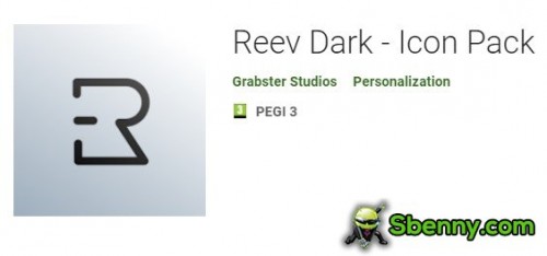 Reev Dark - Pacote de ícones MOD APK